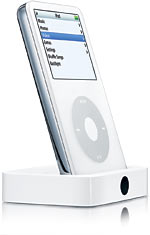 New iPod on docking station ipod-dock (5K)